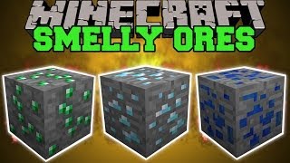 Minecraft SMELLY ORES FIND ANY ORES AND THEIR LOCATIONS Mod Showcase [upl. by Babbie]