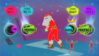 Just Dance 2  Crazy Christmas  Gameplay [upl. by Anilys]