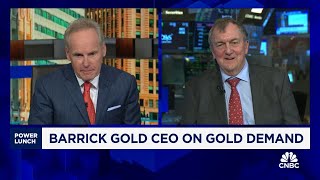 Barrick Gold CEO Here is whats driving the price of gold lately [upl. by Enom]