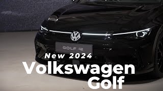 New Volkswagen 2024 Golf R Black Edition Exterior Interior [upl. by Siramed]