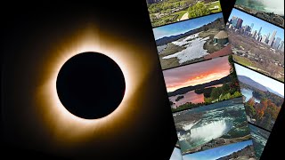 EarthCam Live 2024 Total Solar Eclipse Through the Eyes of EarthCam [upl. by Pelpel638]