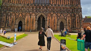 EnglandUK🇬🇧The Walk  Lichfield CathedralBeacon streetLichfield [upl. by Reede554]