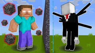 I Cheated with SLENDER MAN vs HEROBRINE Mob Battle Competition [upl. by Ojytteb]