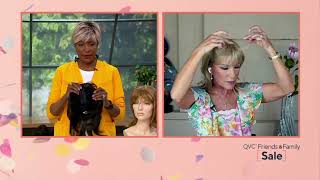 Toni Brattin Perfect Topper Hairpiece on QVC [upl. by Carline]