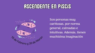 IA Predice  Piscis Ascendente Carácter amor amp Dinero [upl. by Marguerite]