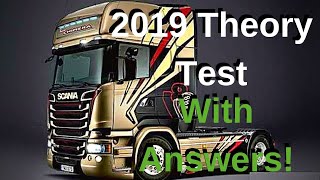 2019 HGV Theory Test amp Answers [upl. by Noimad824]