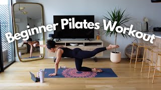 30 Min Pilates Workout for Beginners The perfect routine to learn Pilates at home with no equipment [upl. by Earized]