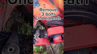 488 Haybine Drive belt removal newholland [upl. by Elcin]