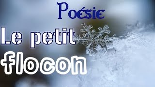 Poésie ❄️ Le petit flocon de Norette Mertens et Ella Roller ❄️ [upl. by Aldon]