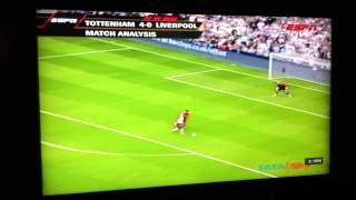 SPURS 4 0 LIVERPOOL MATCH ANALYSIS 2012 [upl. by Cirdes]