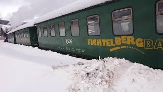 Fichtelbergbahn im Winter [upl. by Pirali]