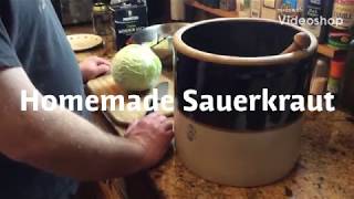 Homemade Crock Sauerkraut [upl. by Sheilah]