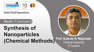 Lec 33 Synthesis of Nanoparticles Chemical Methods [upl. by Ecirtaeb]