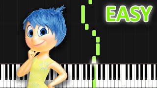 Inside Out Theme Song EASY Piano Tutorial [upl. by Toffic]