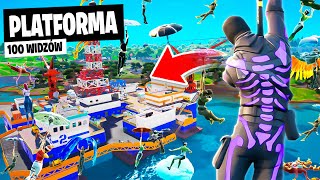 100 WIDZÓW na PLATFORMĘ w OG REMIX Fortnite [upl. by Clareta87]