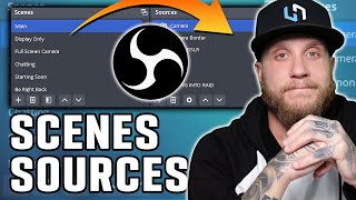 How to Setup Scenes Sources and Overlays in OBS  The Ultimate Guide [upl. by Aneleairam]