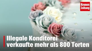 Illegale Konditorei verkaufte mehr als 800 Torten  kronetv NEWS [upl. by Bonnette810]