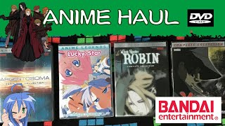 ANIME HAUL  A Bandai Entertainment DVD Haul [upl. by Aiuqenehs]