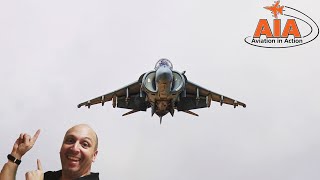 Hovering in Awe Spanish Navys Harrier II at Royal International Air Tattoo 2023 [upl. by Hakkeber983]