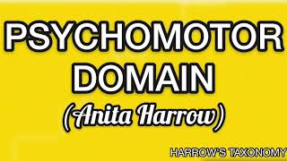 Anita Harrows Taxonomy for Psychomotor Domain [upl. by Adnilasor]