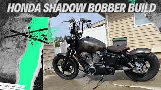 Honda Shadow Bobber Build [upl. by Eladnor948]