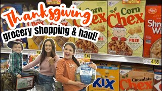 🦃 Thanksgiving Grocery Shopping amp Haul  Save  by shopping the SALES [upl. by Mountford]