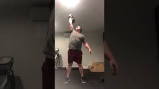 20 Turkish Getups in 15 Minutes 44 kg Kettlebell [upl. by Eniac]