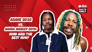 Asake 2022 VS Naira Marley 2019 Who had the best run  Pulse Facts Only [upl. by Ulyram]