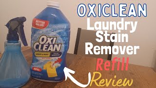 Oxiclean Laundry Stain Remover Refill 56 OZ Review [upl. by Lynsey938]