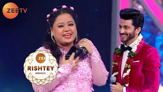 Zee Rishtey Awards 2017  Bharti Enters As Cindrella To Find Her Prince Charming  Zee TV [upl. by Htebaile]