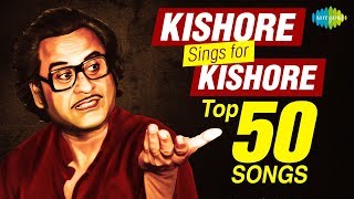 Top 50 Songs sung and featured on Kishore Kumar  HD Songs  One stop Jukebox [upl. by Amby]