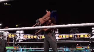 Nia Jax chokes Sasha Banks part 1 [upl. by Enerod]