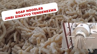 JINSI AMBAVYO SOAP NOODLES TAMBI ZA SABUNI ZINAVYO TENGENEZWA [upl. by Angelico800]