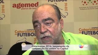 Catarinense 2016 lançamento da competição na Capital [upl. by Olvan]