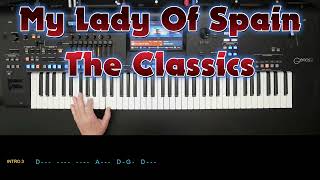 My Lady Of Spain  The Classics Cover eingespielt mit titelbezogenem Style au Yamaha Genos 2 [upl. by Deeraf266]