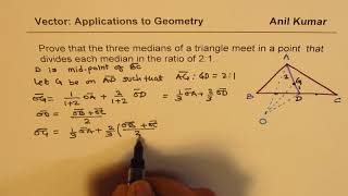 Prove that Centroid divides Medians in the ratio of 21 [upl. by Rubina49]