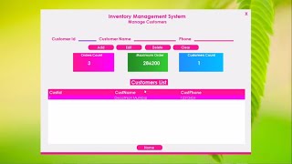 VbNet Full ProjectInventory Management System [upl. by Aisile887]