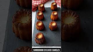 From unwanted sourdough discard to French pastry perfection golden caramelised Caneles de Bordeaux [upl. by Giliana50]