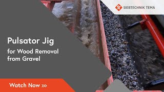 Pulsator Jig for wood removal from gravel [upl. by Akram776]