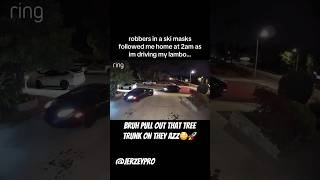 Guy in lambo shows robbers who to play wit 🚀😳😳😳😳 explore shorts fyp viralvideo reels for [upl. by Una984]