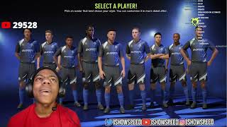 iShowSpeed Play Fifa 22 Career Mode  Full Video Funny Ending [upl. by Origra]