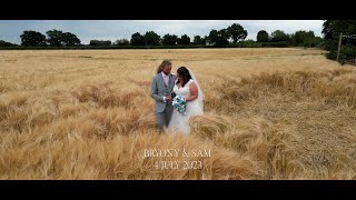 Bryony amp Sam Vaulty Manor Wedding Highlights [upl. by Bultman]