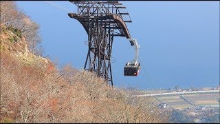 びわ湖バレイのロープウェイ Ropeway of Biwako Valley 201811 [upl. by Shelden]