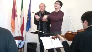 Conducting Masterclas M°Kenneth Kiesler 1622 dec2015Parte 2 [upl. by Xenos]