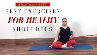 Rotator cuff exercises with resistance bands [upl. by Nwahsyar]