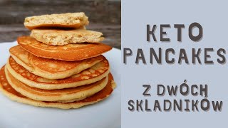 KETO PANCAKES  pankejki z dwóch składników [upl. by Leroy221]