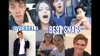 RIVERDALE SNAPS ft COLE SPROUSE KJ APA CASEY COTT CAMI MENDES amp More COMPILATION [upl. by Sinnoda]