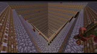 Minecraft Pigmen Gold TowerFarm v2 750Gold Nuggetshour [upl. by Ahsetel309]