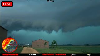 Midwest Windbag Threat  All Hazards Possible  Live Storm Chasing [upl. by Sucramaj]