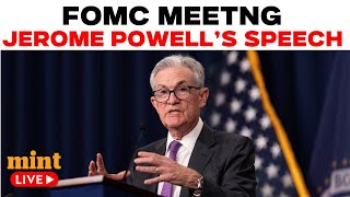 Fed Meeting LIVE Jerome Powells Announcement After FOMC Meeting Decision  Rate Cut News [upl. by Gentry]